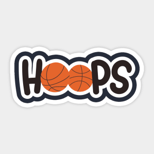 Hoops is the Name of the Game!!! Sticker